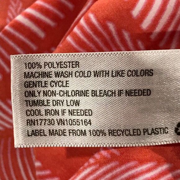 Open shoulder leaf print dress - Picture 7 of 9